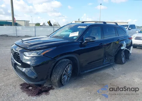 2021 Toyota Highlander Platinum from USA, damaged, VIN 5TDFZRBH4MS102623